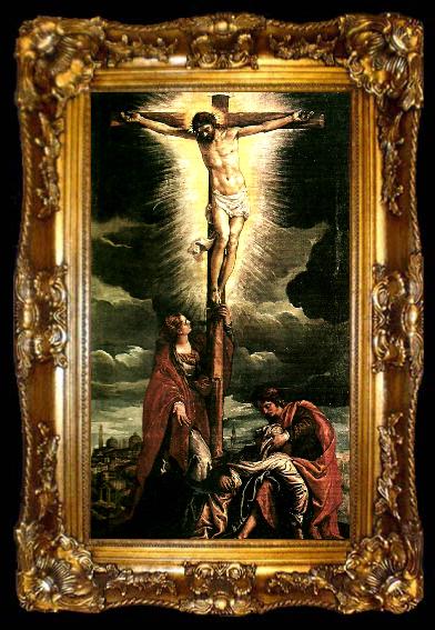 framed  Paolo  Veronese crucifixion, ta009-2